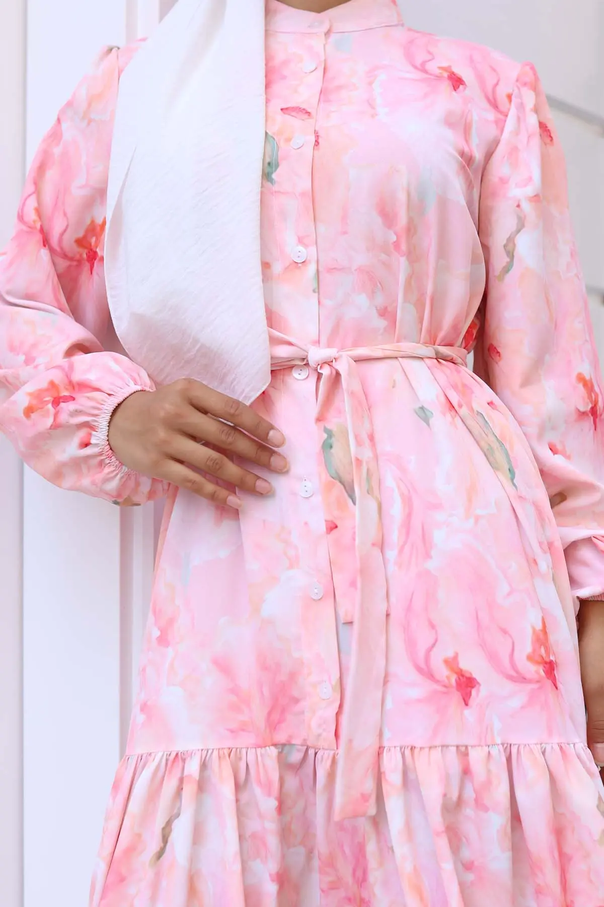 Floral Patterned Dress-detail
