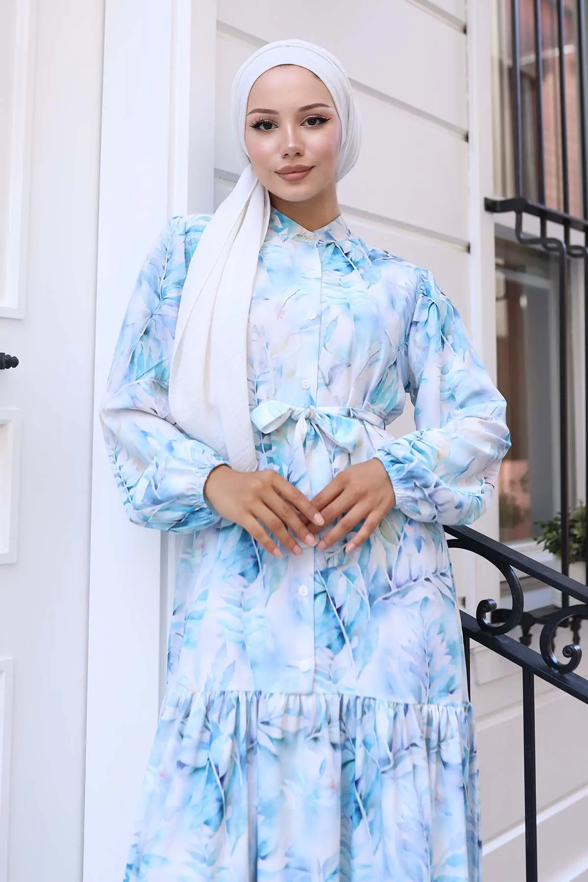 Floral Patterned Dress-detail