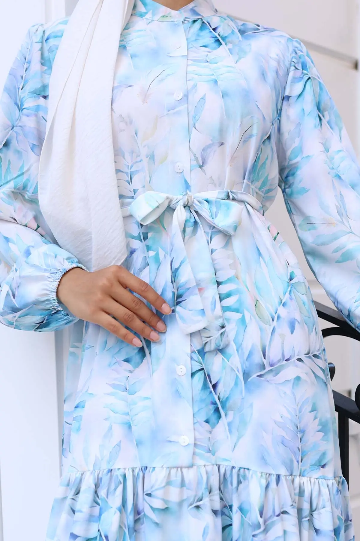 Floral Patterned Dress-detail