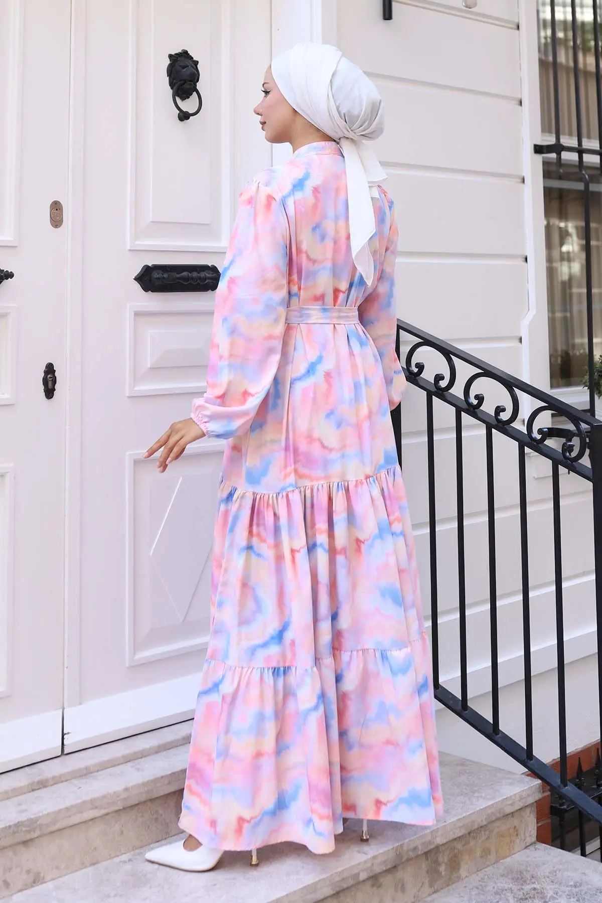 Floral Patterned Dress-detail