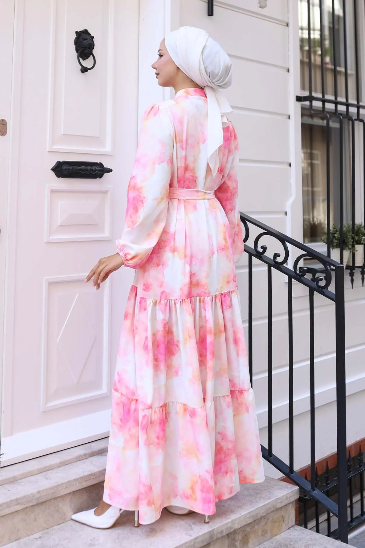 Floral Patterned Dress-detail