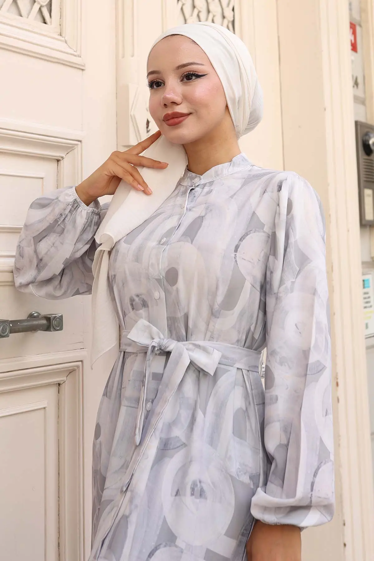 Floral Patterned Dress-detail