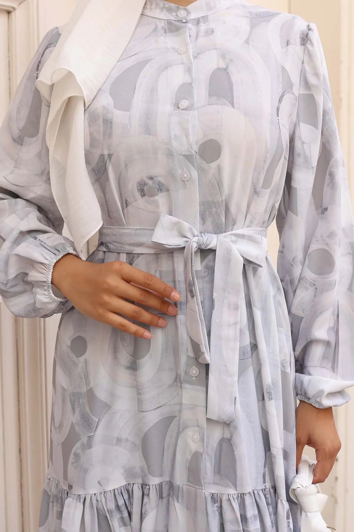 Floral Patterned Dress-detail