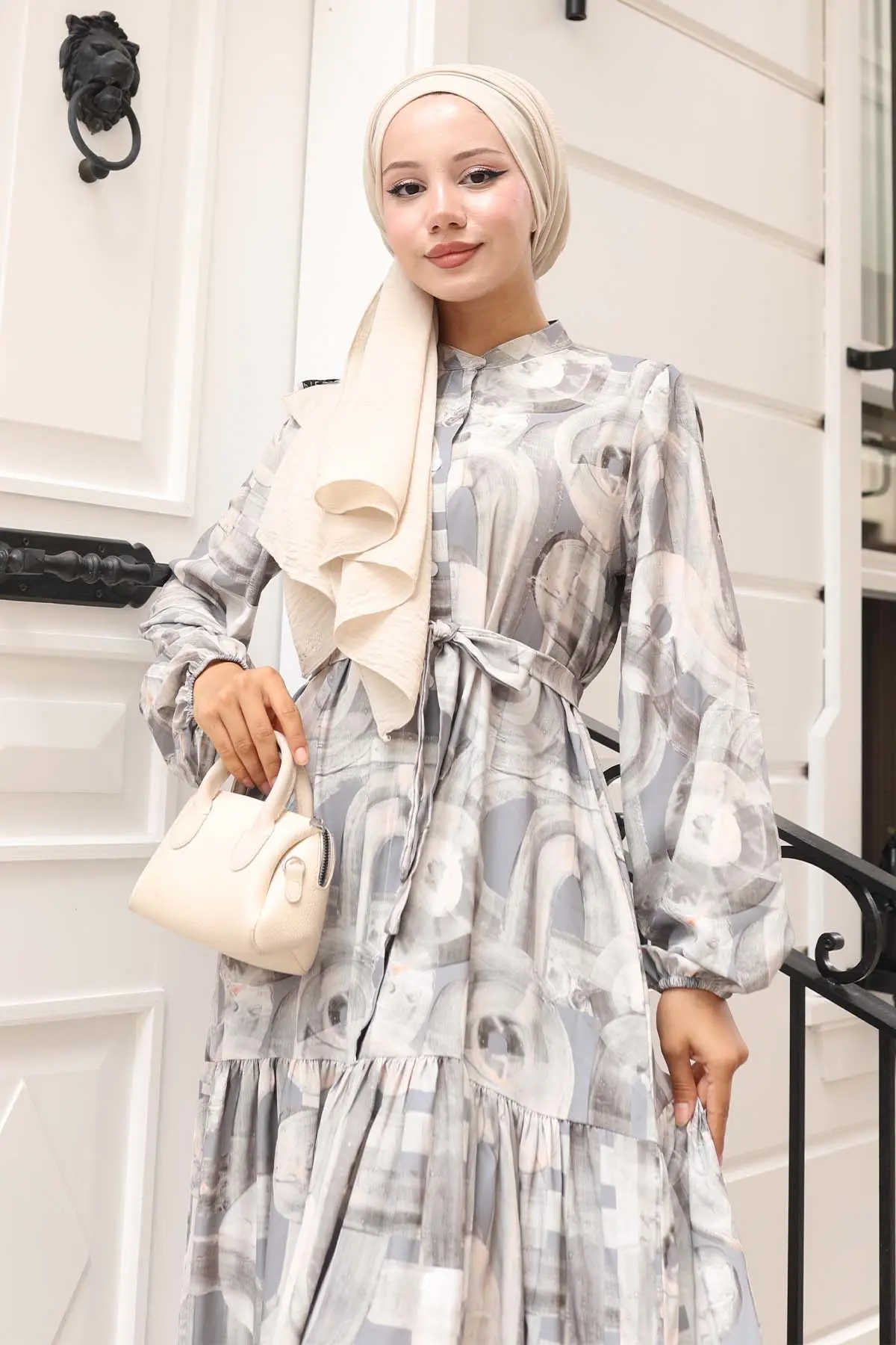 Floral Patterned Dress-detail