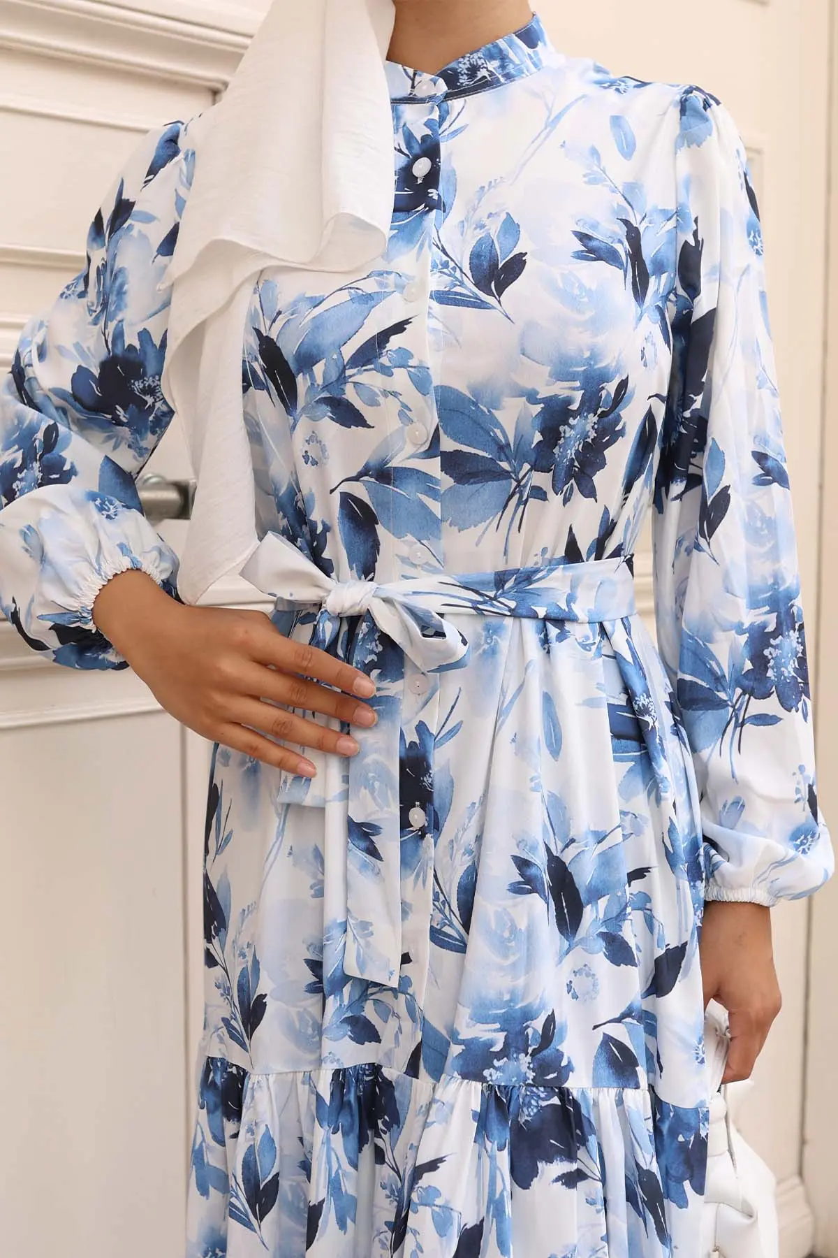 Floral Patterned Dress-detail