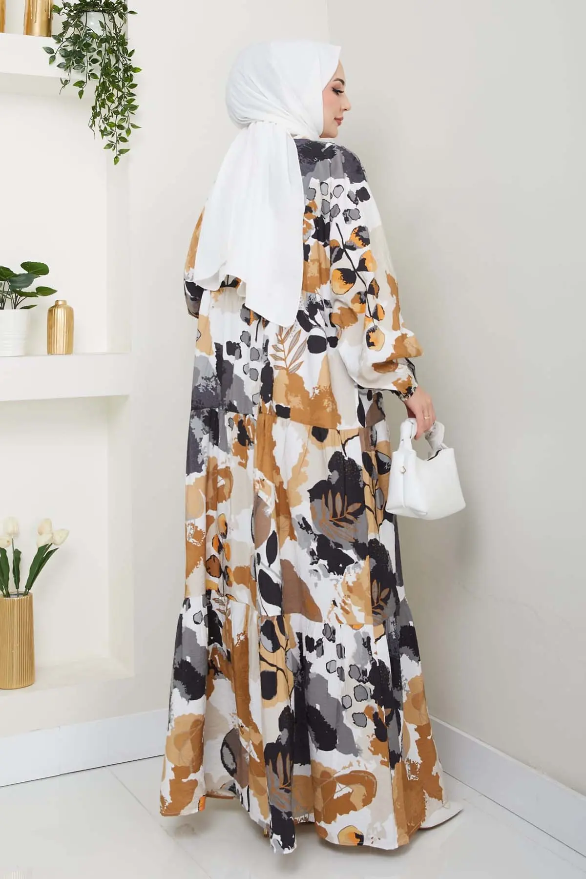 Floral Patterned Dress-detail