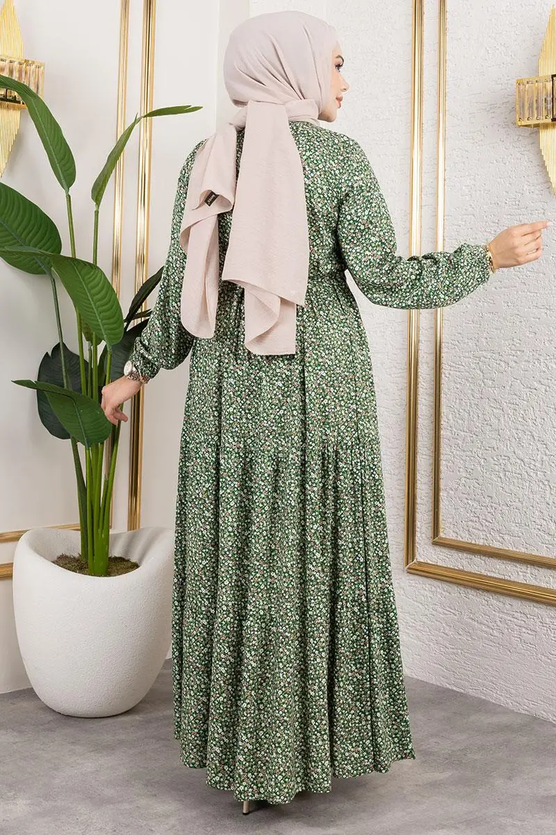 Floral Patterned Dress-detail