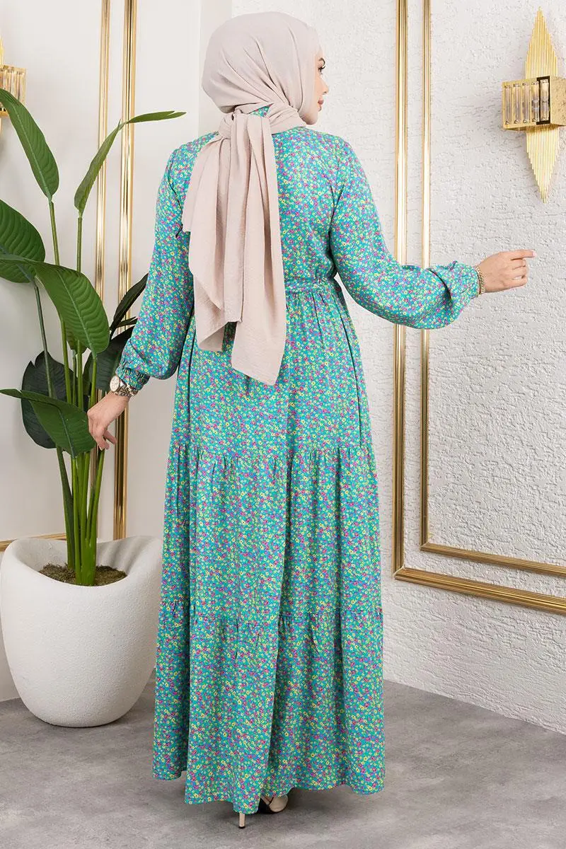 Floral Patterned Dress-detail