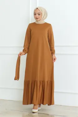 Frilly Skirt Hijab Dress