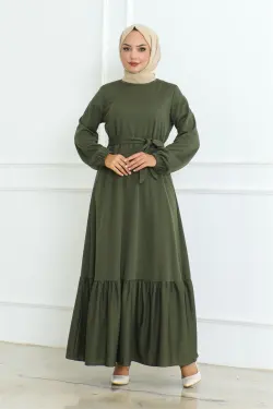 Frilly Skirt Hijab Dress