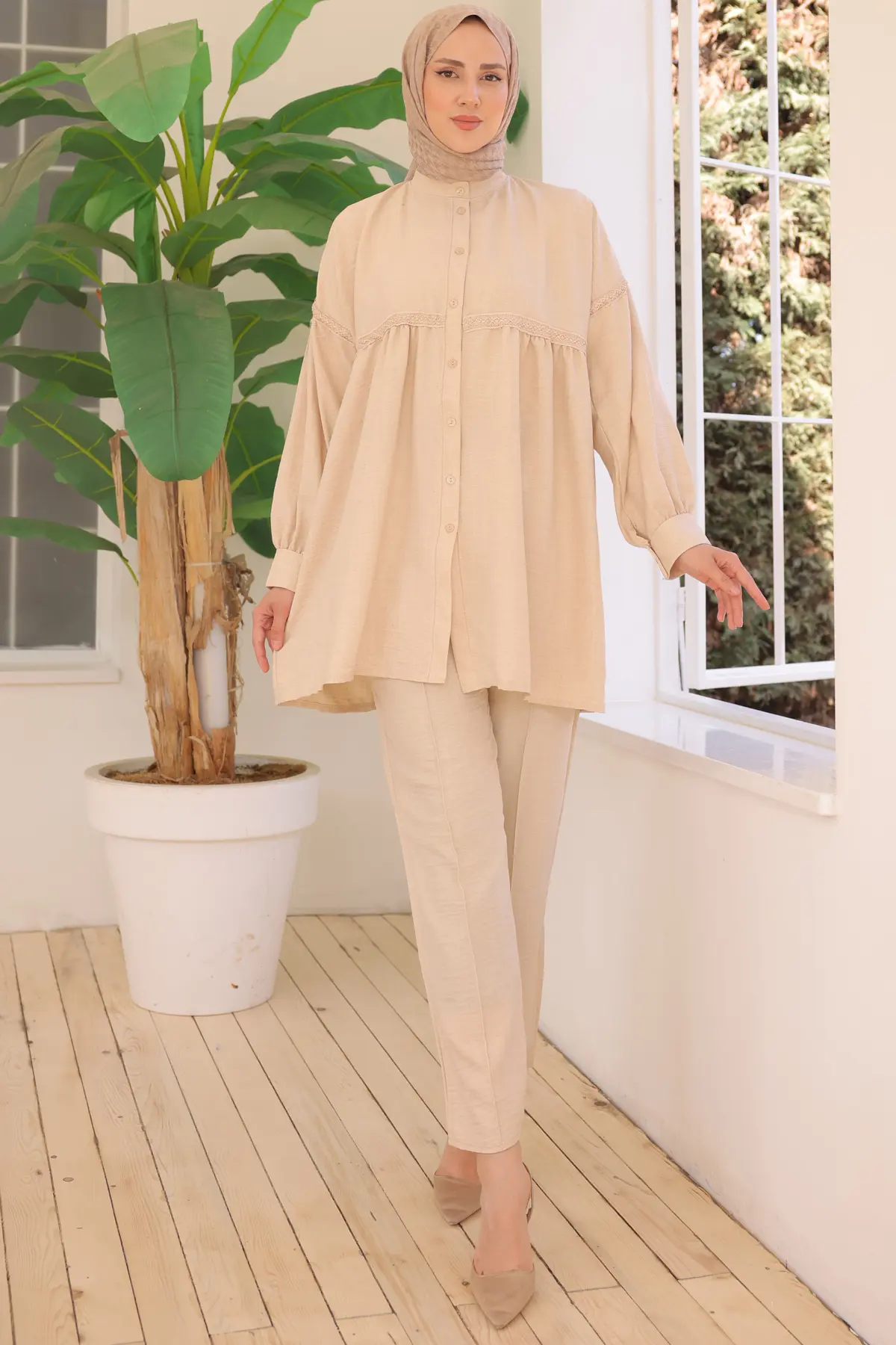 Front Buttoned Double Suıt-detail