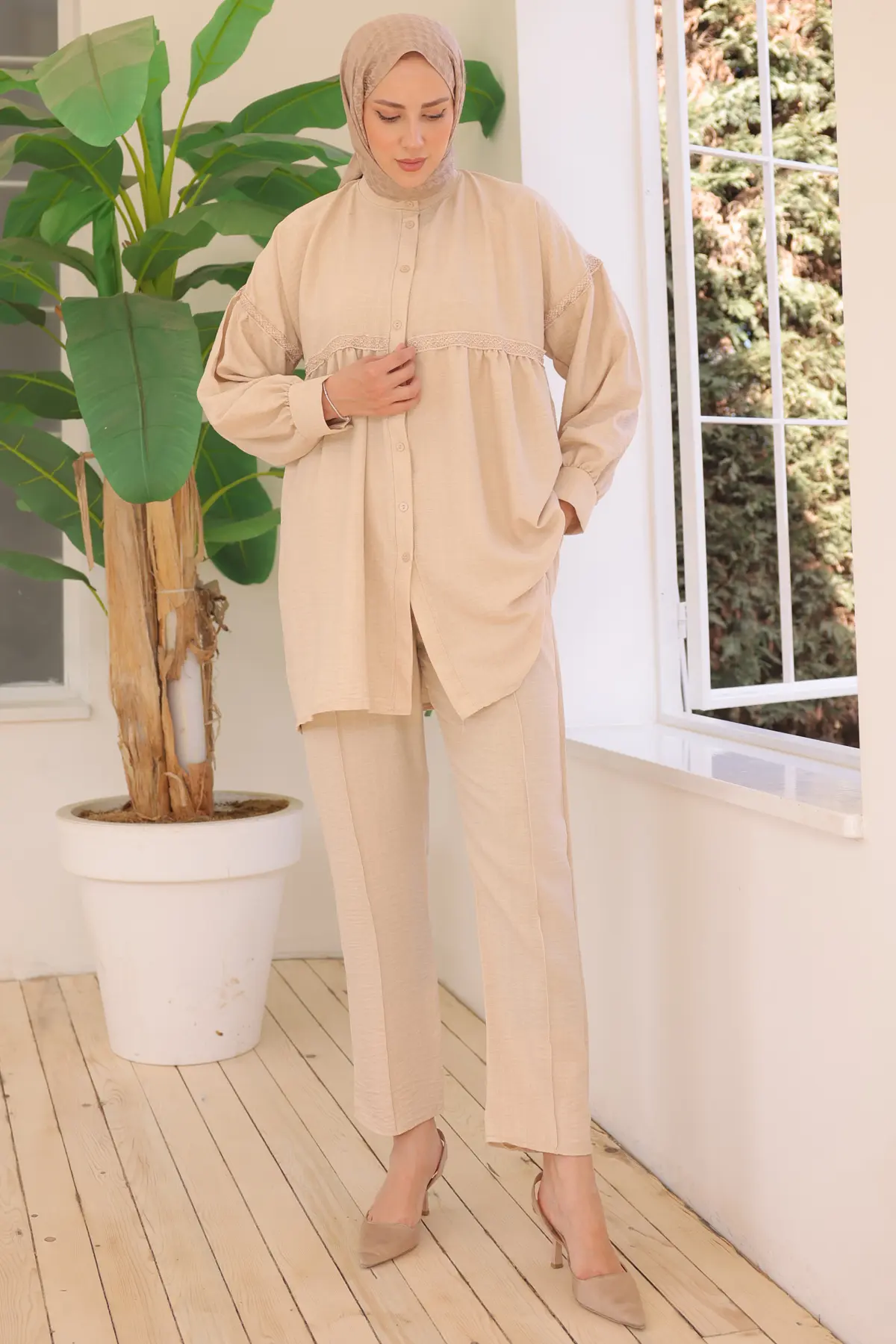 Front Buttoned Double Suıt-detail