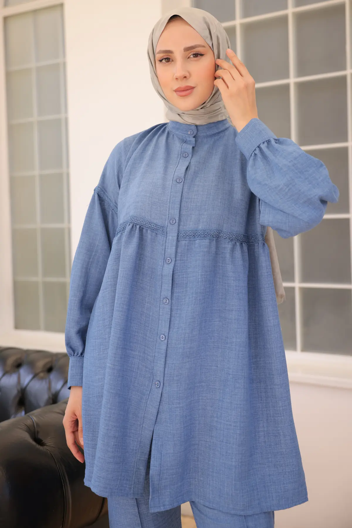 Front Buttoned Double Suıt-detail