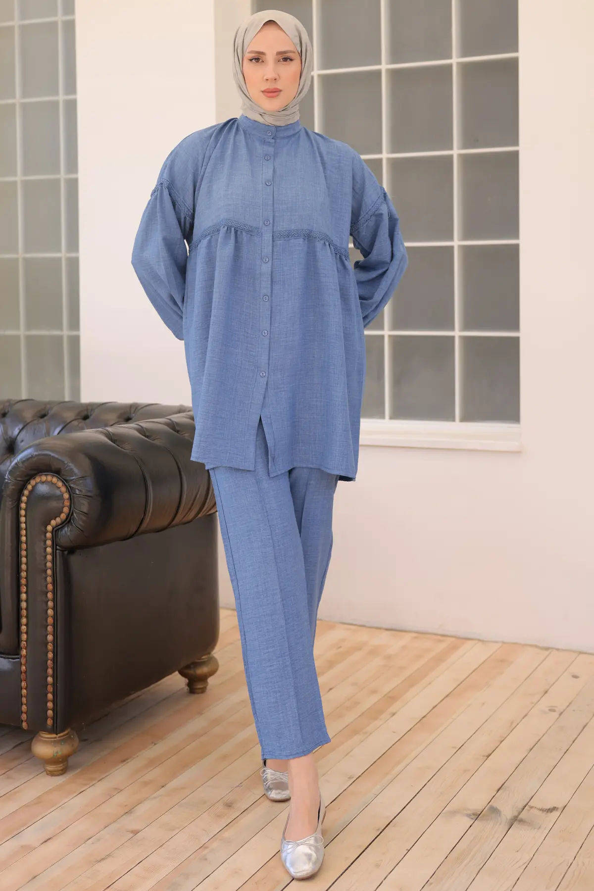 Front Buttoned Double Suıt-detail