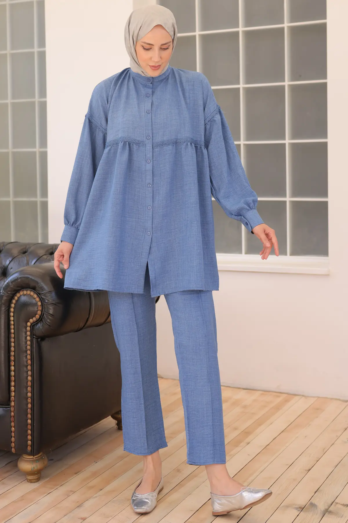 Front Buttoned Double Suıt-detail