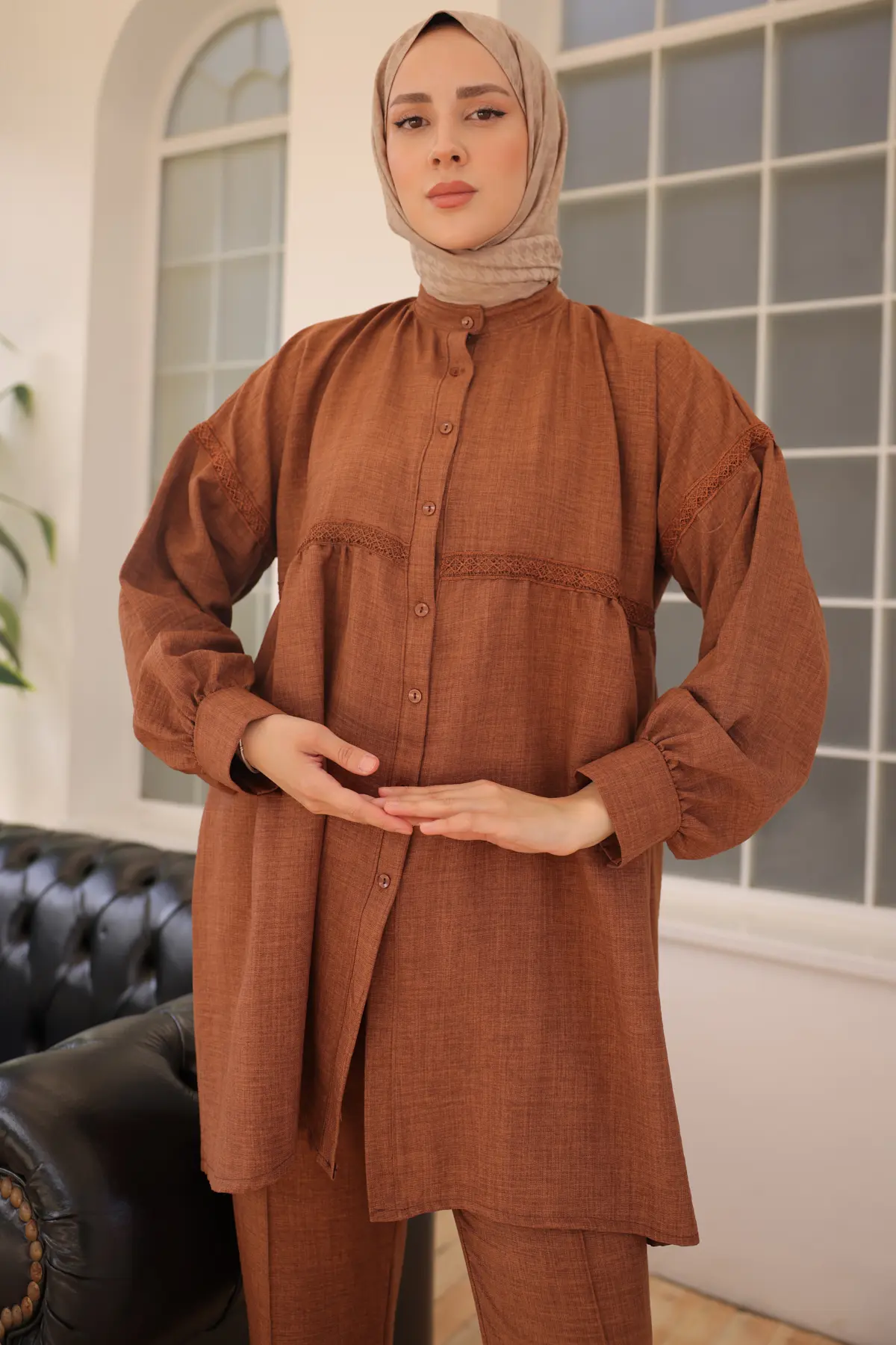 Front Buttoned Double Suıt-detail