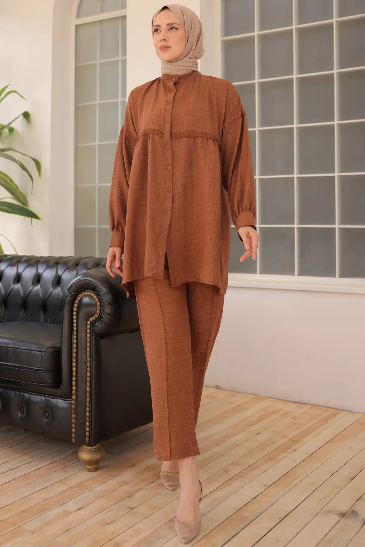 Front Buttoned Double Suıt-detail