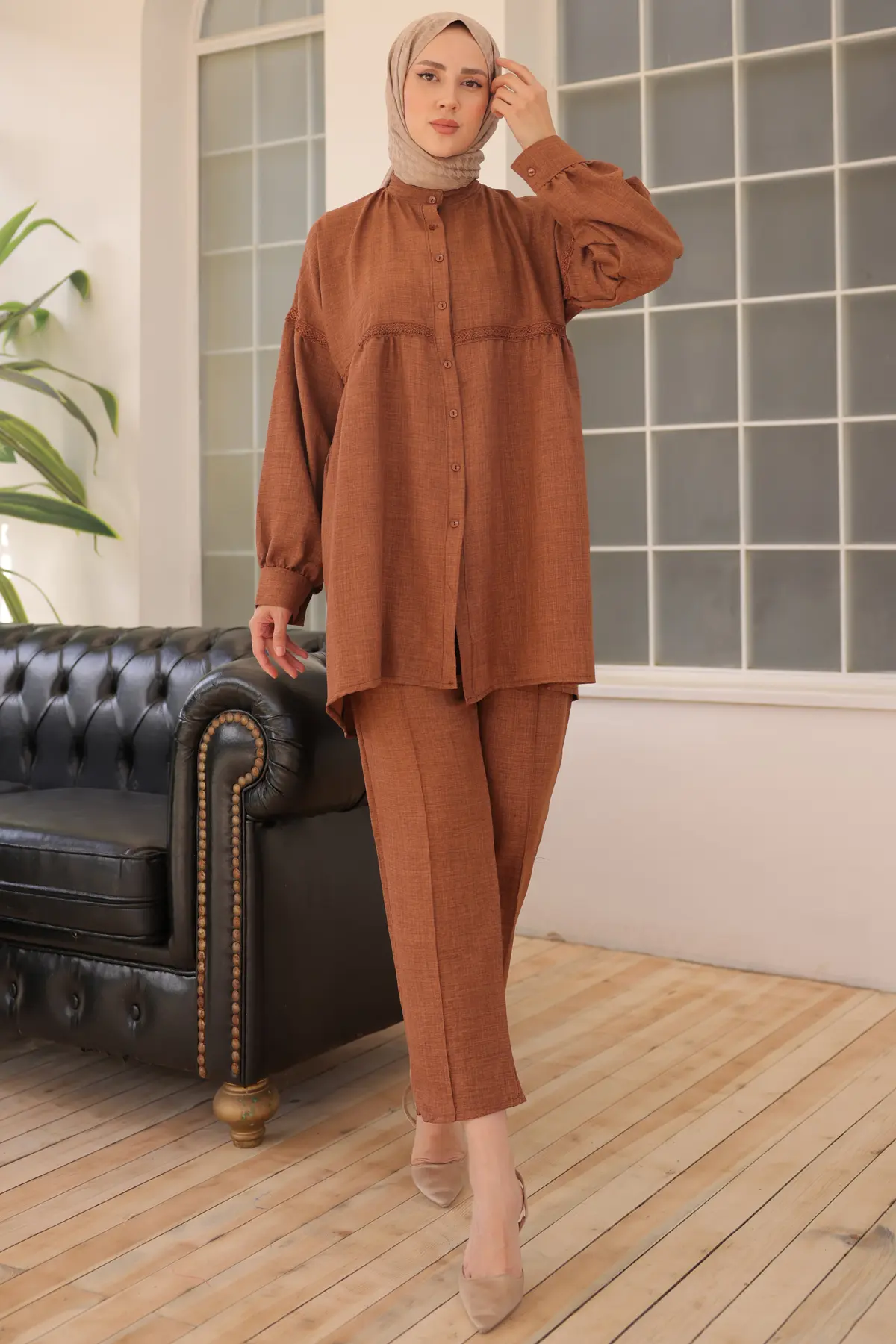 Front Buttoned Double Suıt-detail