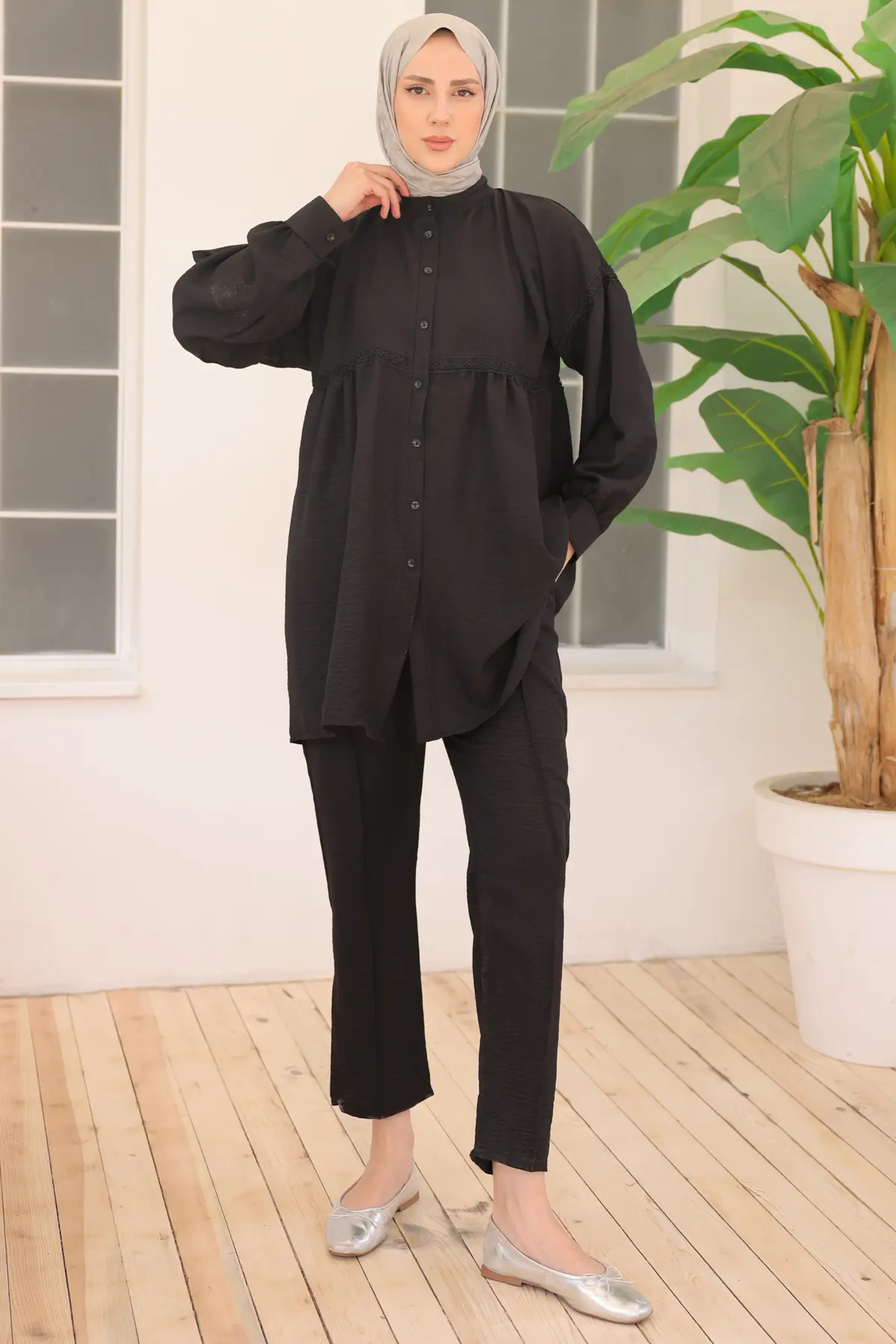 Front Buttoned Double Suıt-detail