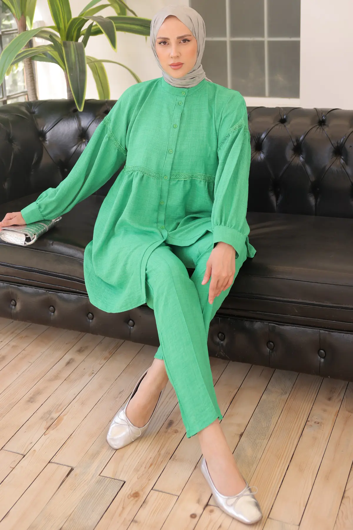 Front Buttoned Double Suıt-detail