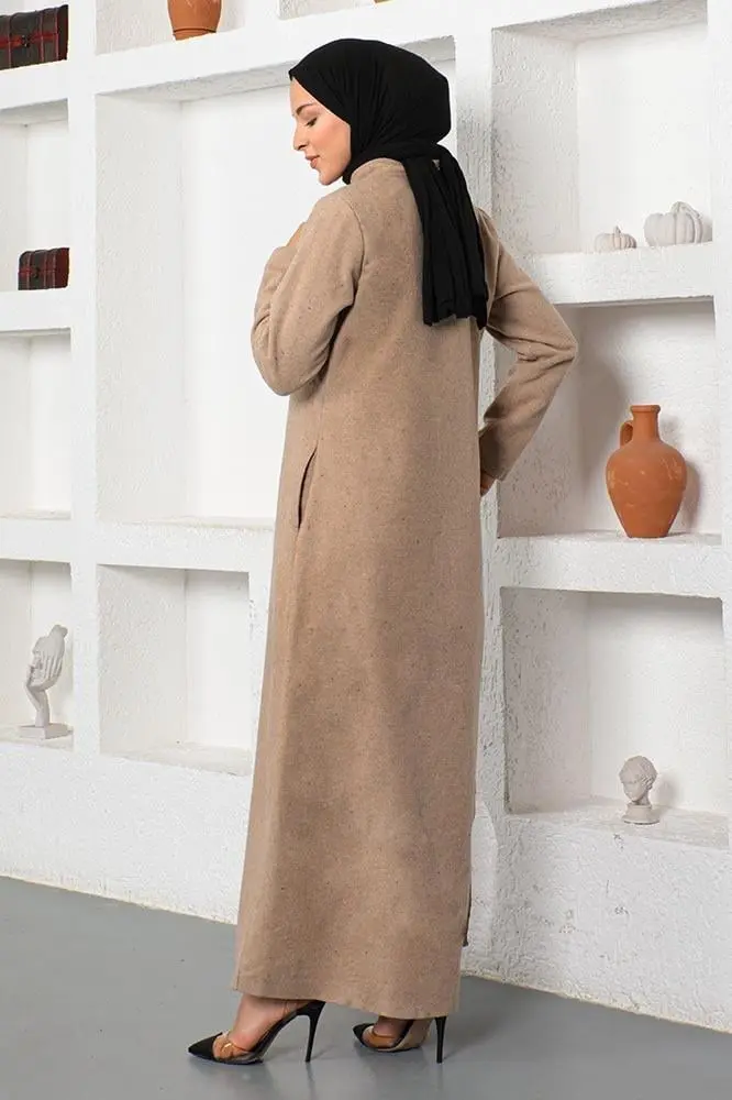 Front Zippered Cashmere Waistcoat-detail