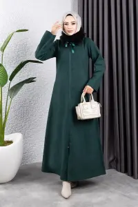 Fur Collared Cashmere Coat