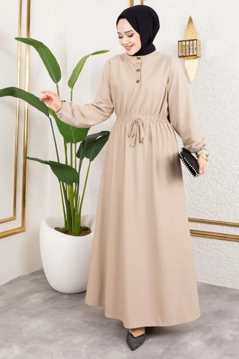 Gathered Dress-detail