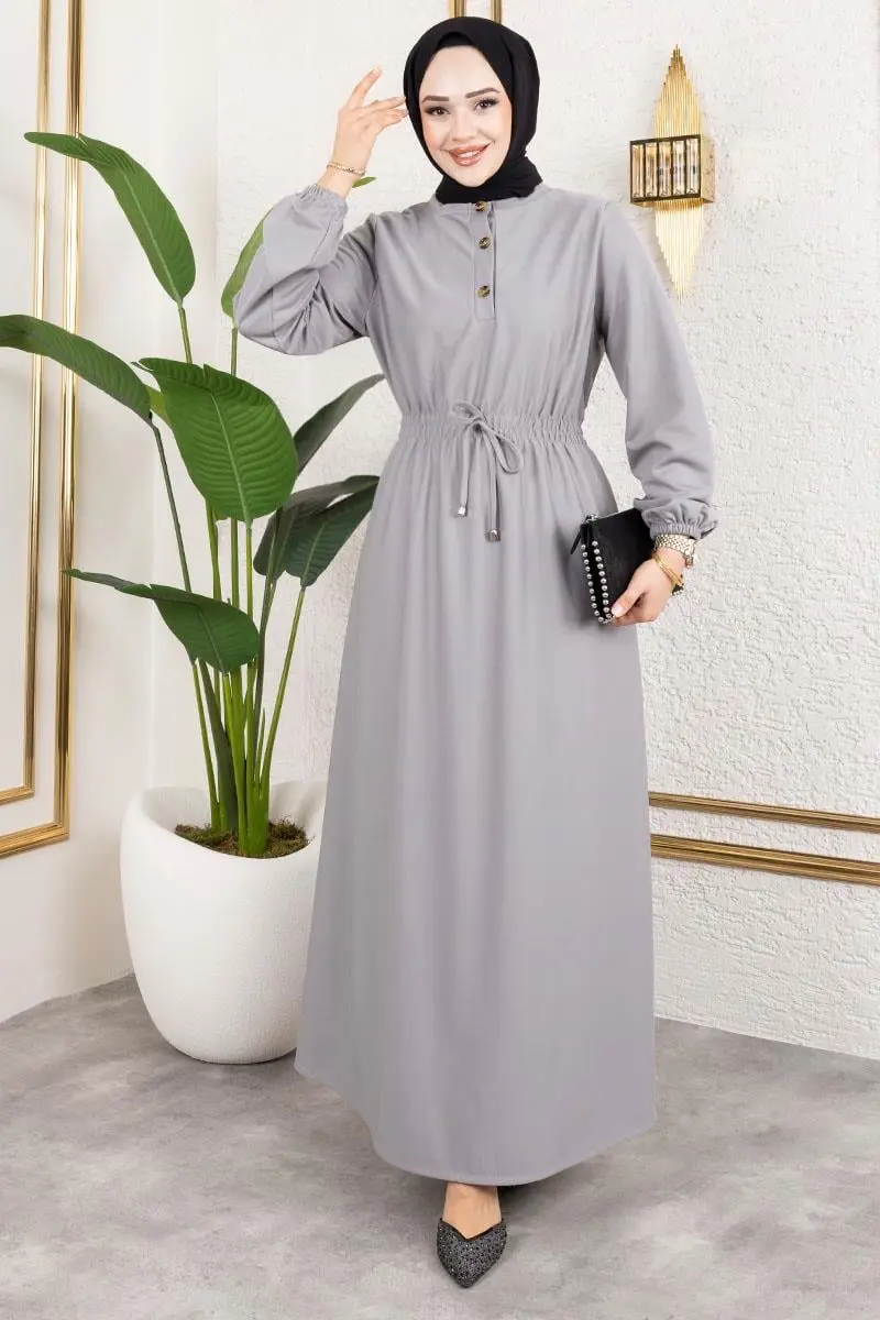 Gathered Dress-detail