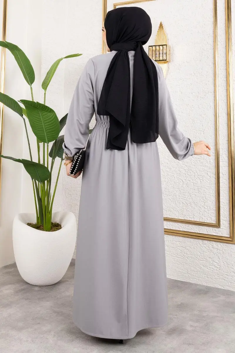 Gathered Dress-detail