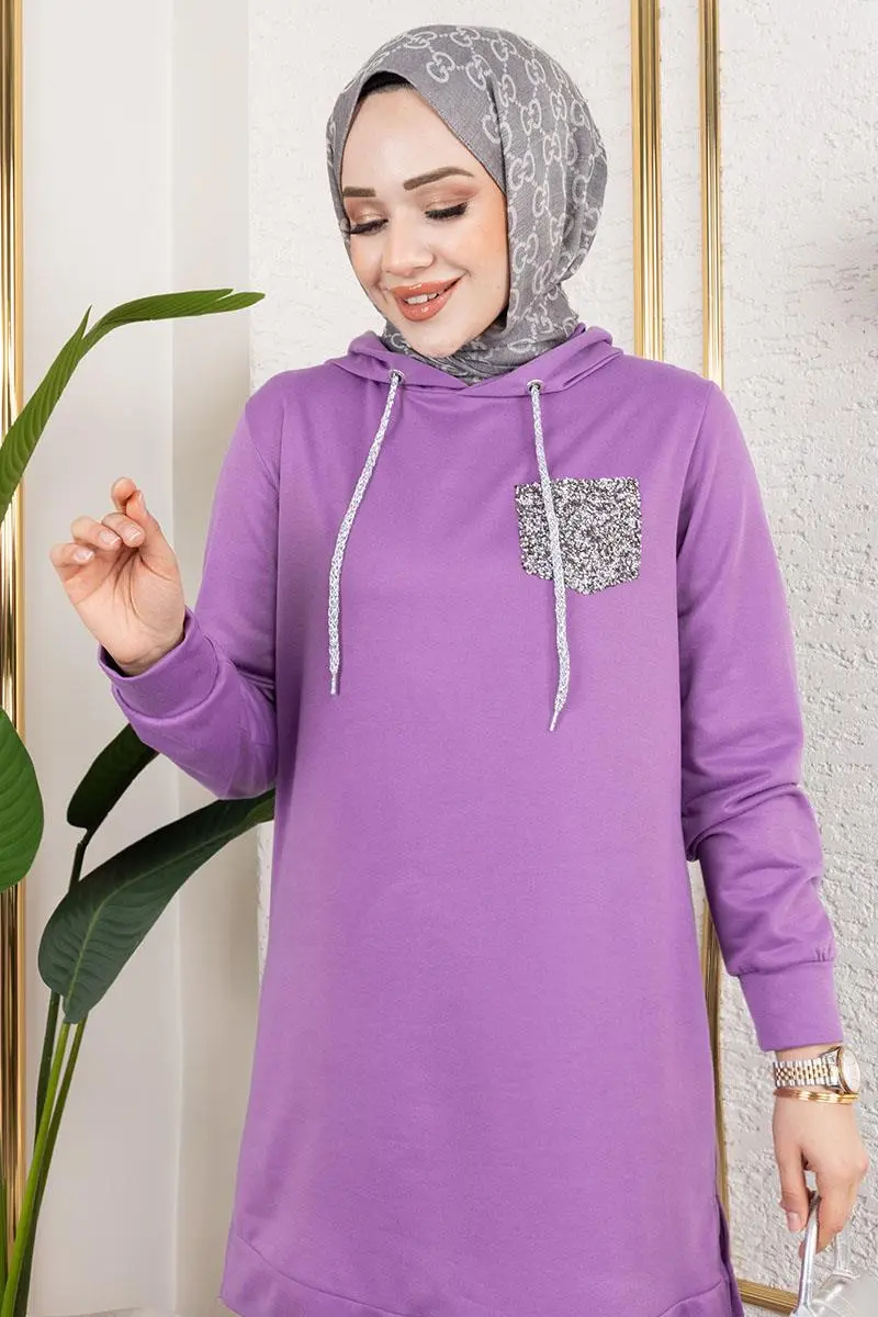 Glitter Detailed Sport Suit-detail