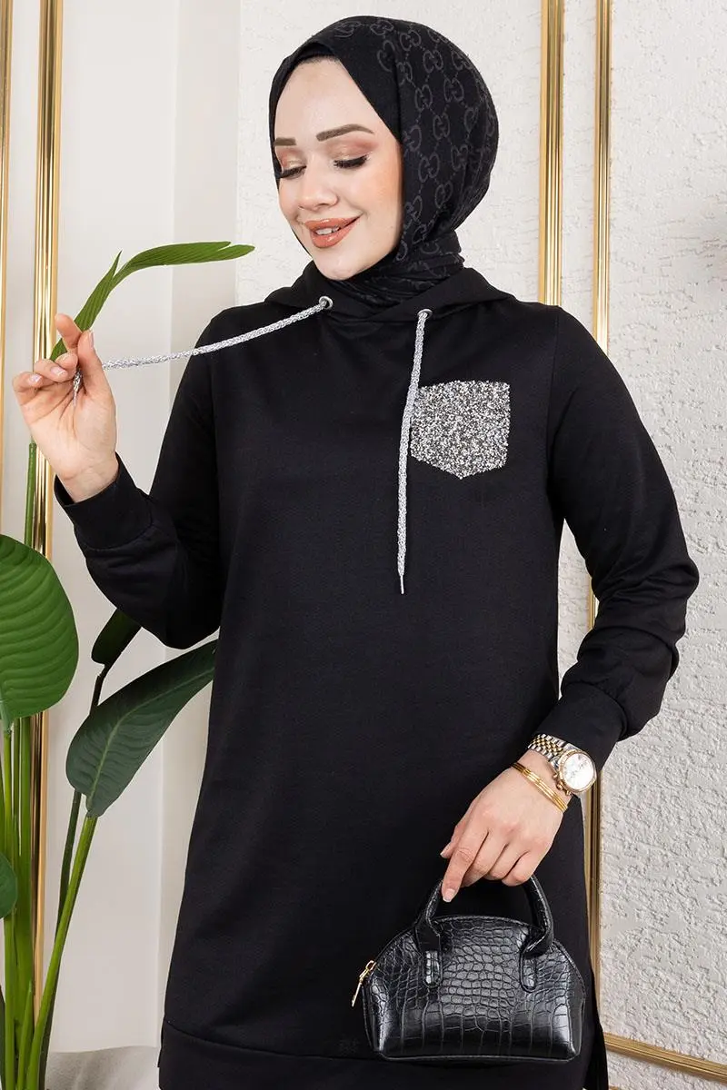 Glitter Detailed Sport Suit-detail