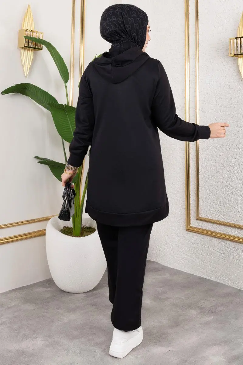 Glitter Detailed Sport Suit-detail