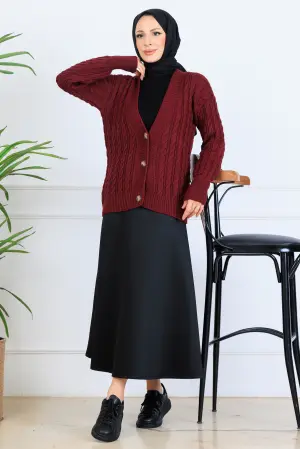 Hair Knit Short Knitwear Cardigan