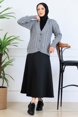 Hair Knit Short Knitwear Cardigan