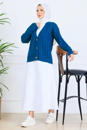 Hair Knit Short Knitwear Cardigan