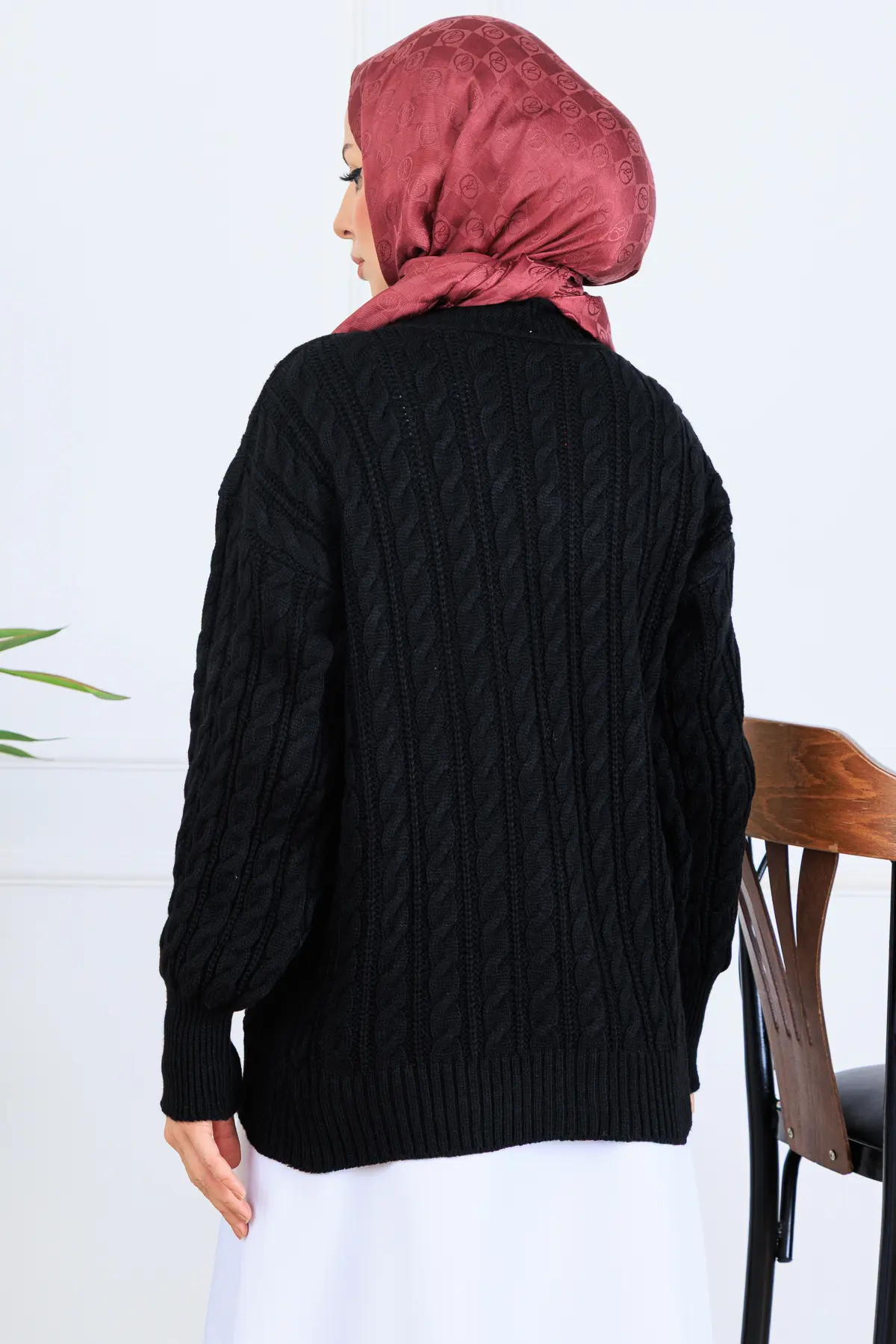 Hair Knit Short Knitwear Cardigan-detail