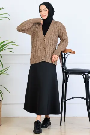 Hair Knit Short Knitwear Cardigan