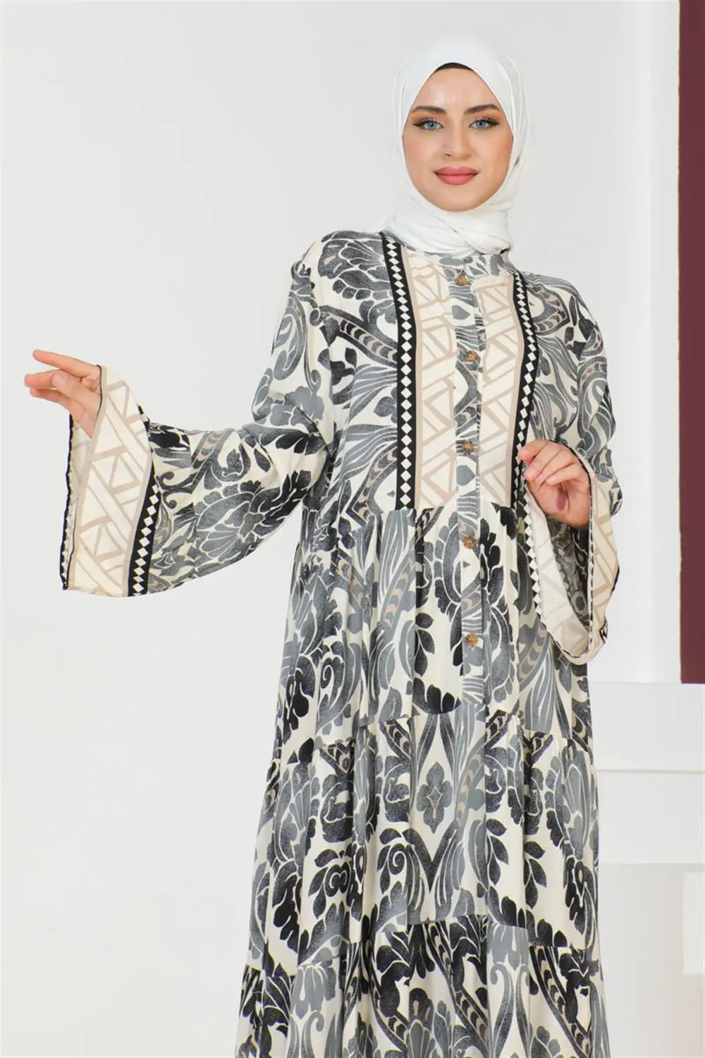 Hale Viscose Dress-detail