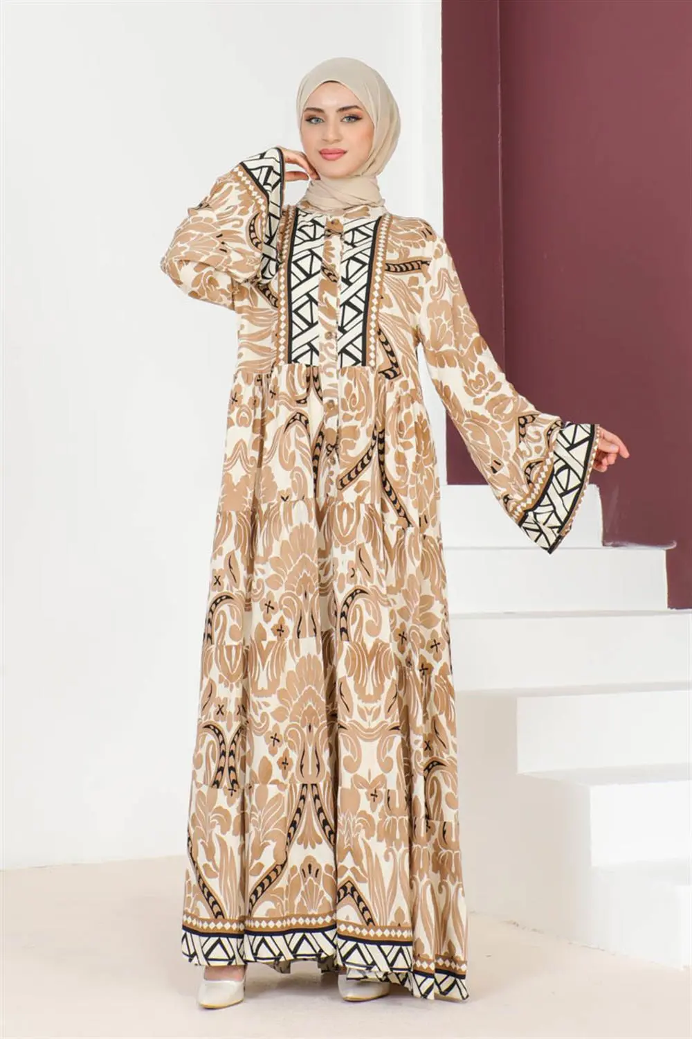 Hale Viscose Dress-detail