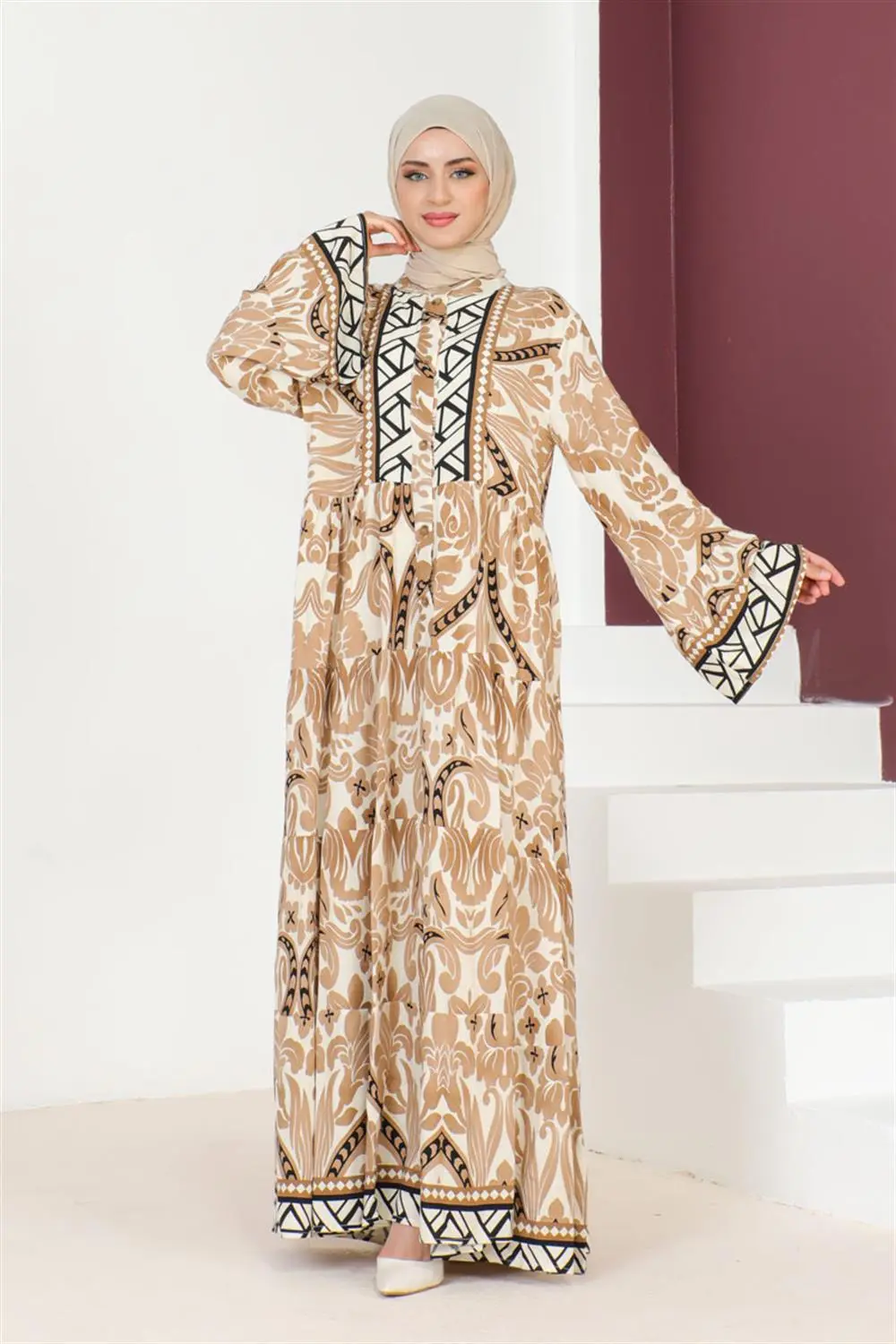 Hale Viscose Dress-detail