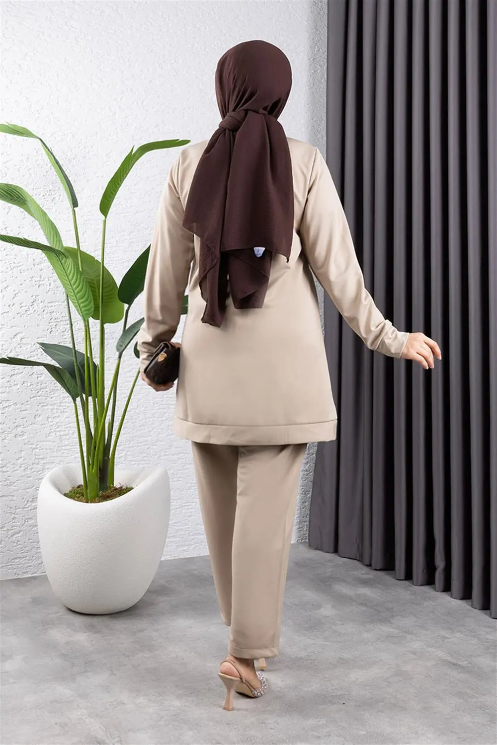 Half Zipper Sports Suit-detail