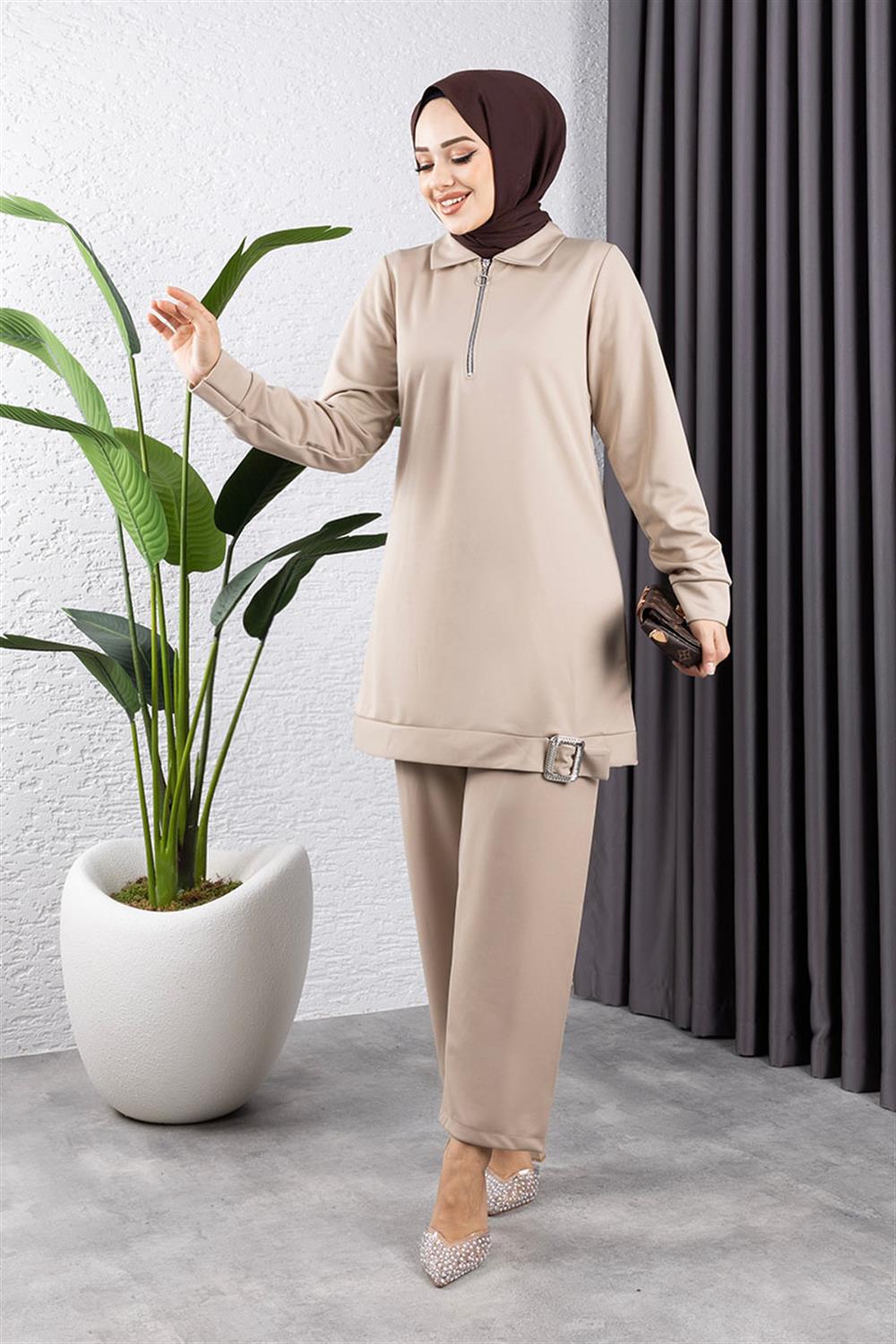 Half Zipper Sports Suit