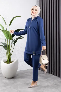 Half Zipper Sports Suit