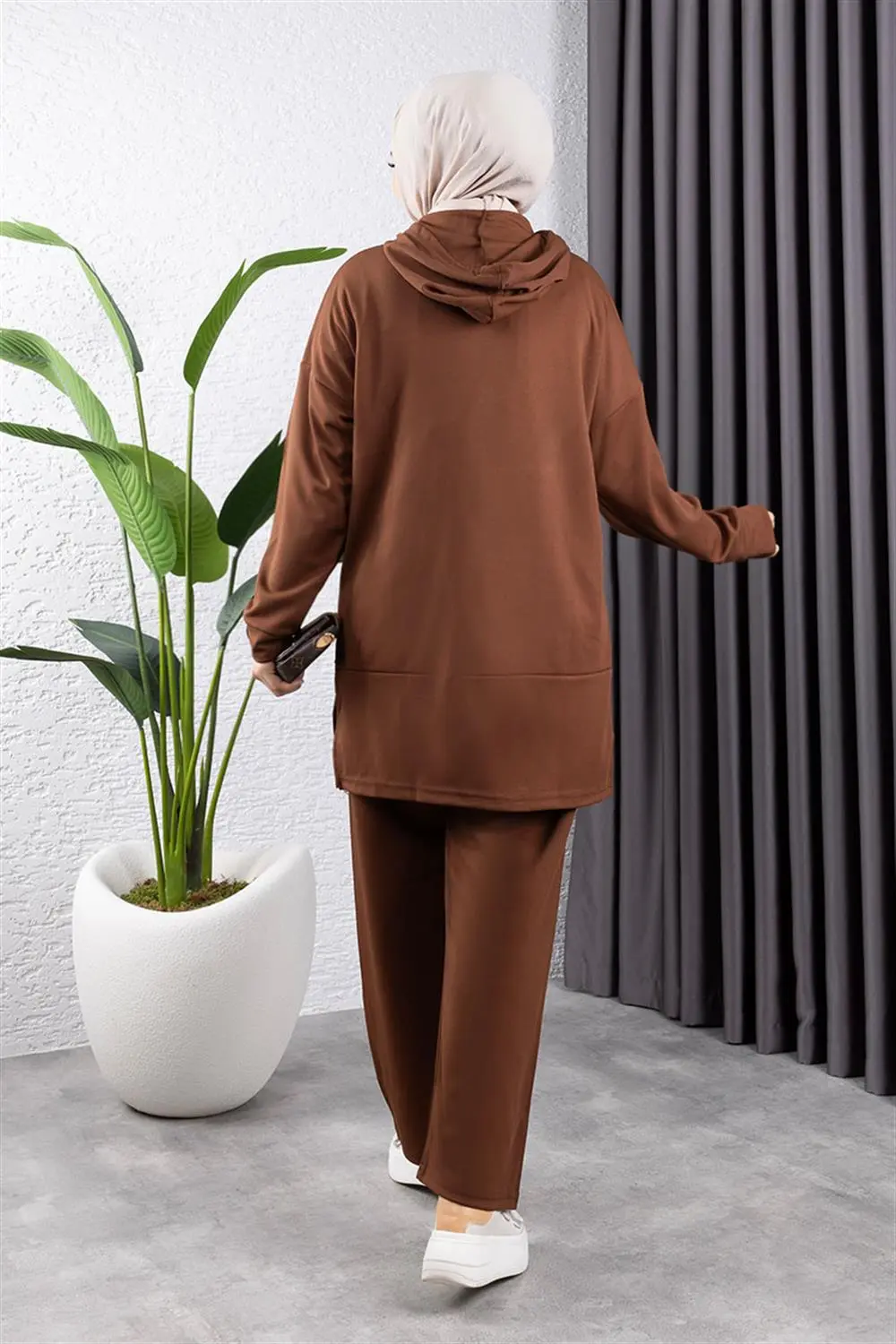 Half Zipper Sports Suit-detail