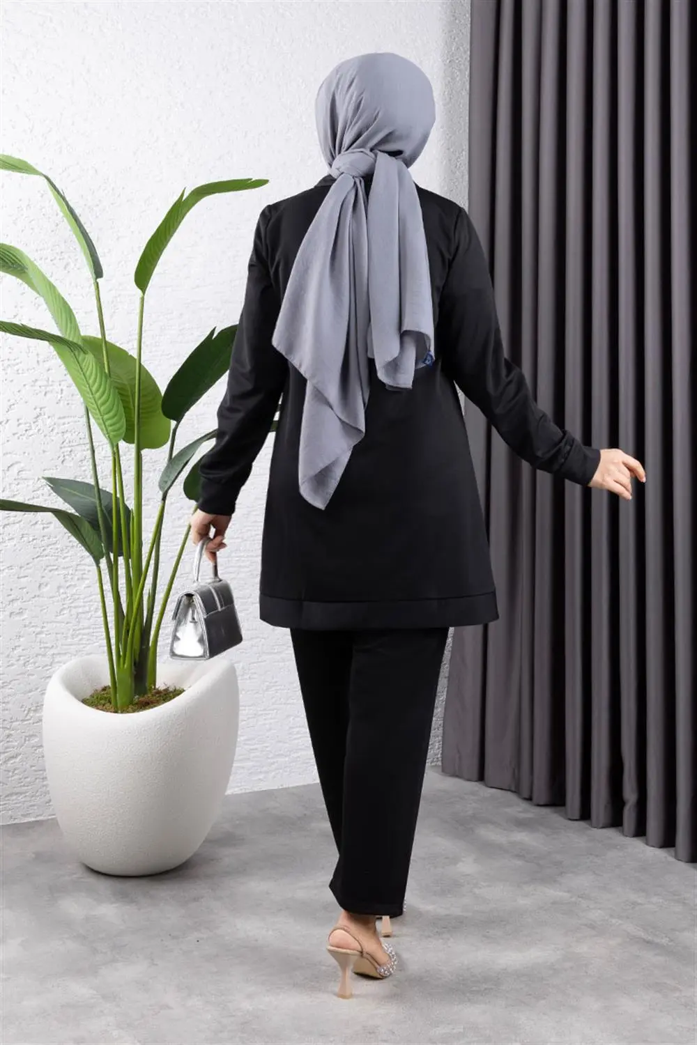 Half Zipper Sports Suit-detail