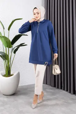 Half Zipper Sports Tunic