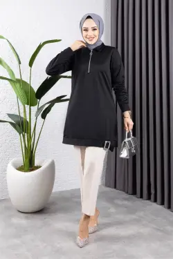 Half Zipper Sports Tunic