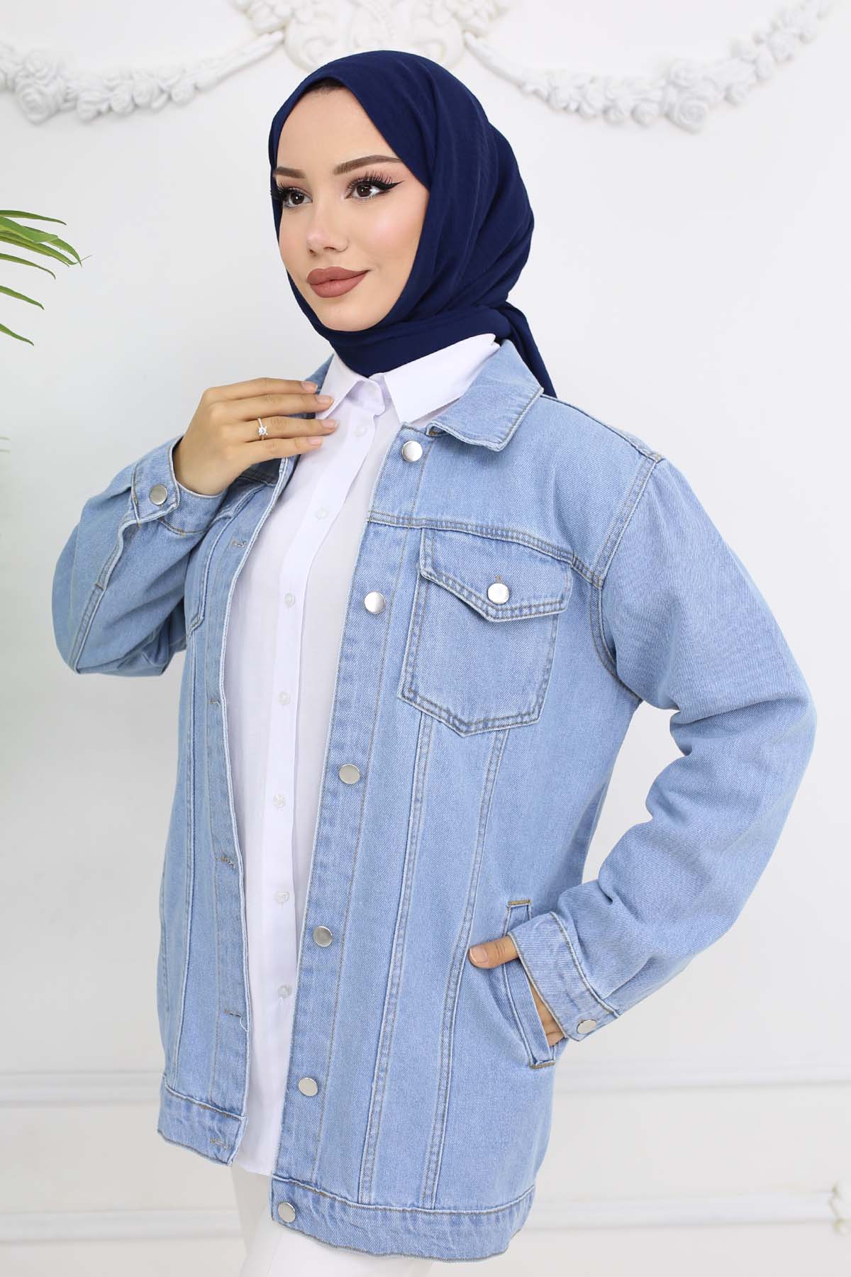 Hijab Denim Jacket