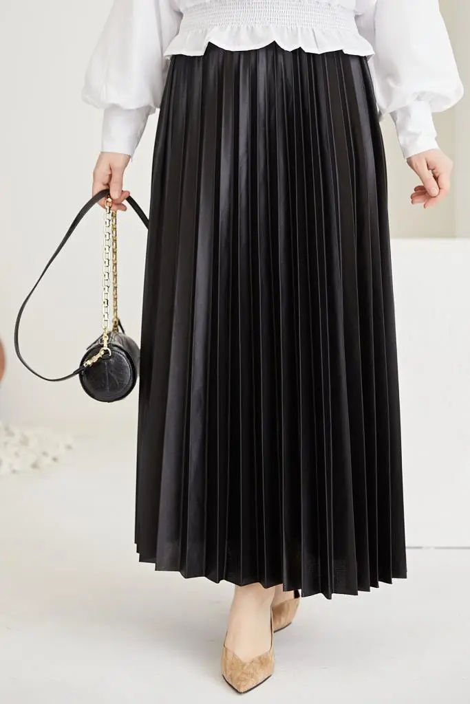 Hijab Pleated Skirt-detail