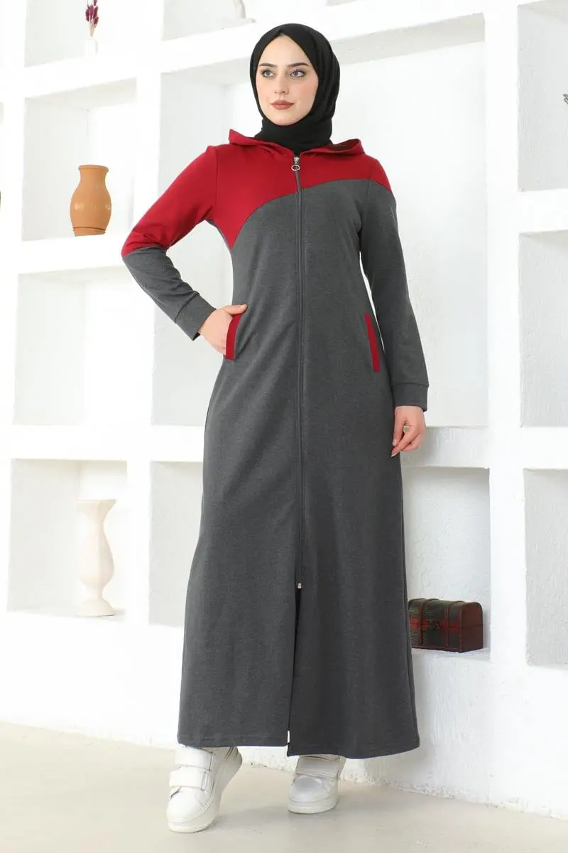 Hijab Sports Abaya-detail